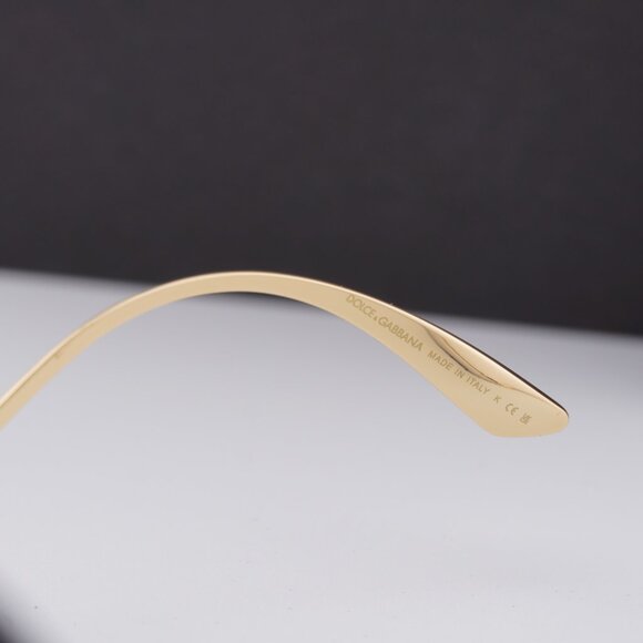 Dolce & Gabbana DG6202 501/87 Aviator Sunglasses - Shiny Black\Grey - Picture 8 of 10